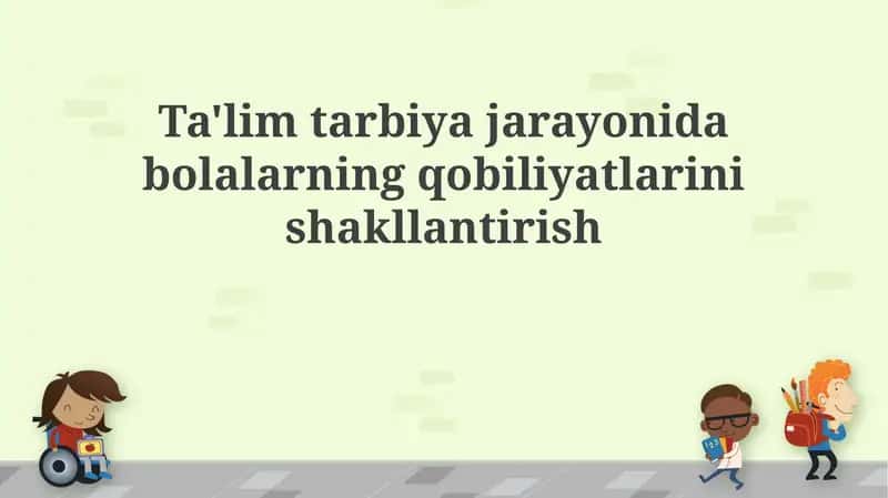 Qobiliyatlarni Aniqlash va Baholash 1