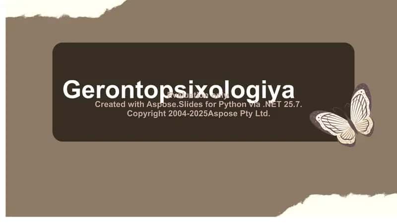 Gerontopsixologiya 1