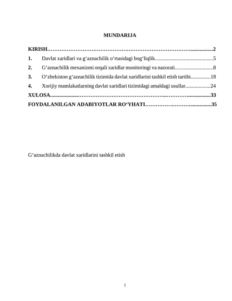 G‘aznachilikda davlat xaridlarini tashkil etish 1