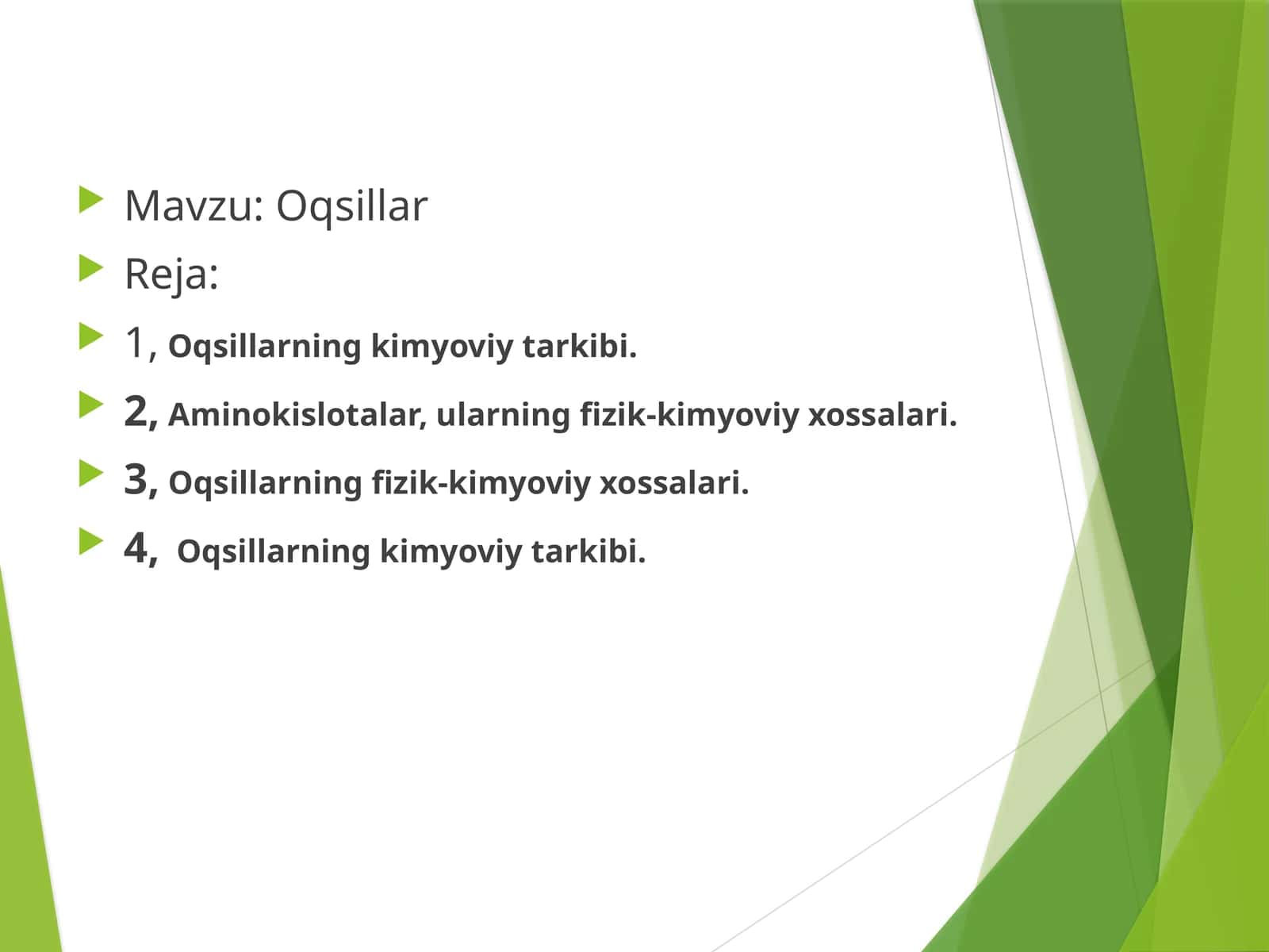 Oqsillar 1