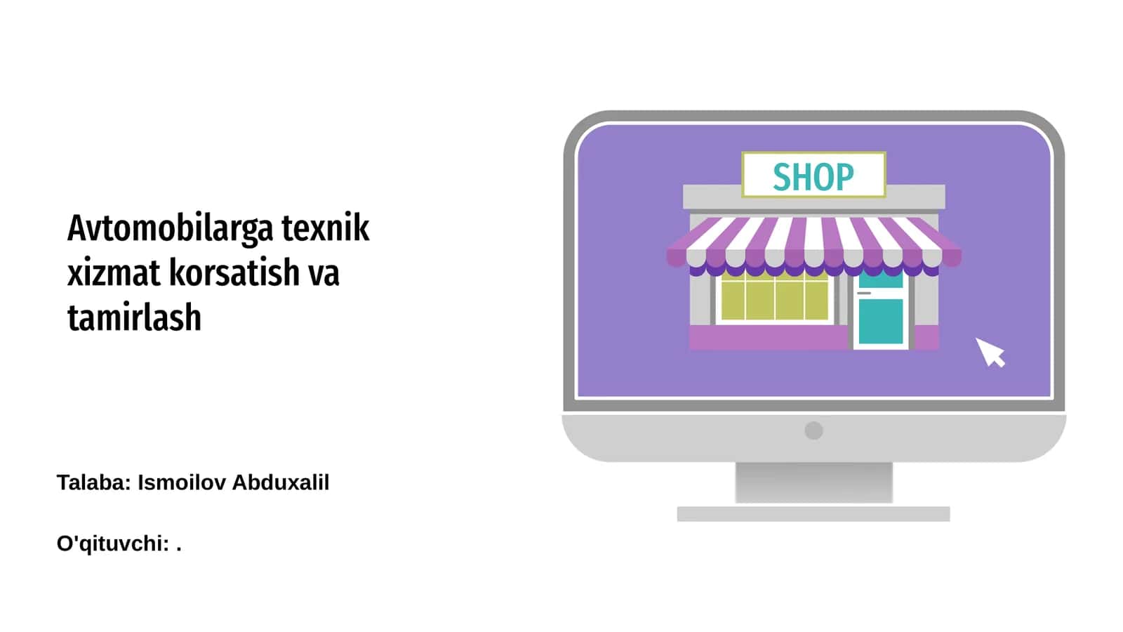 Avtomobilga texnik xizmat korsatish va tamirlash 1