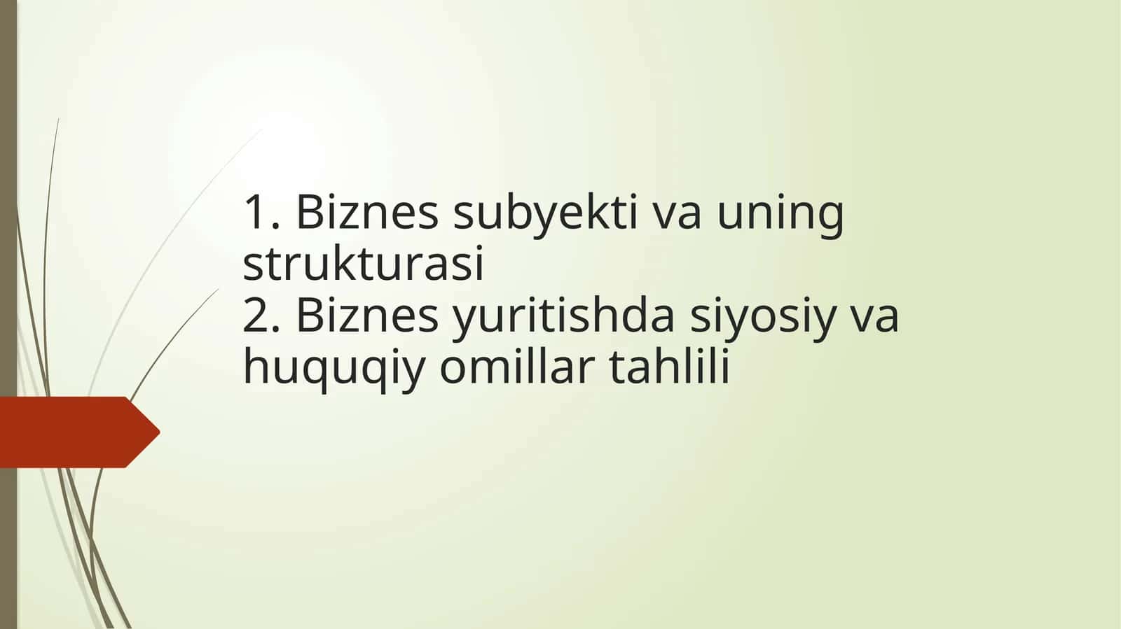 Biznеs subyеkti vа uning strukturаsi 1