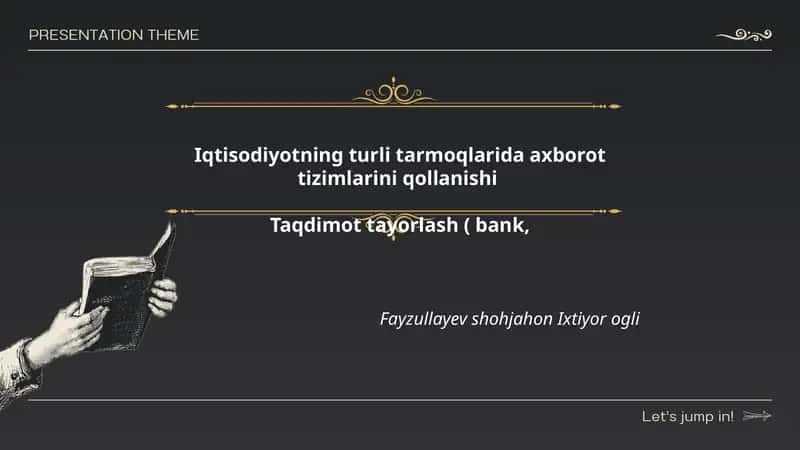 Banklarda axborot tizimlarini qollash 1
