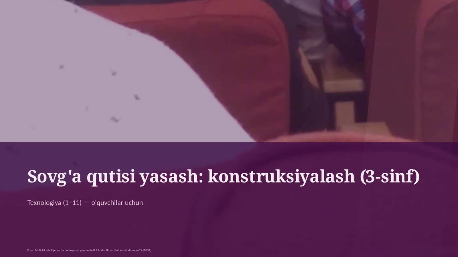 Sovg'a qutisi yasash: konstruksiyalash (3-sinf) 1