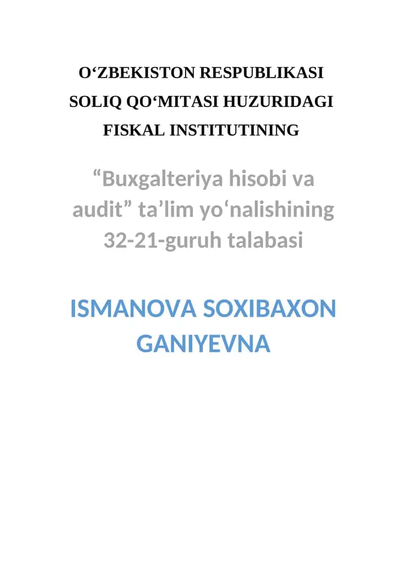 Тovar-moddiy zahiralari 1