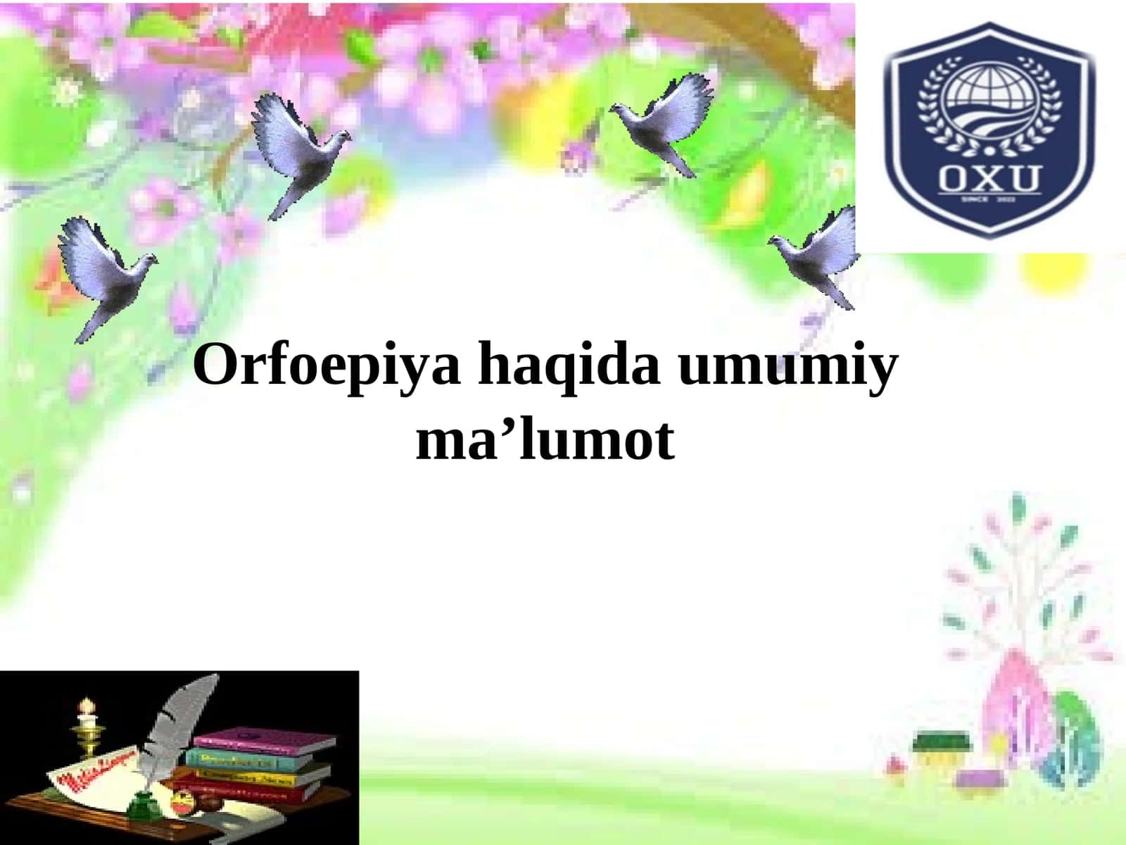 Orfoepiya haqida umumiy ma’lumot 1