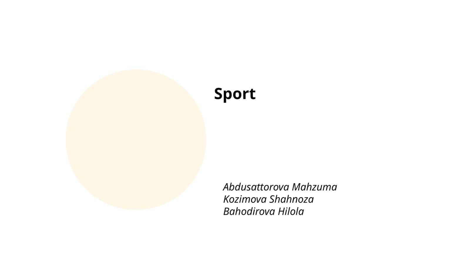 Sport History 1