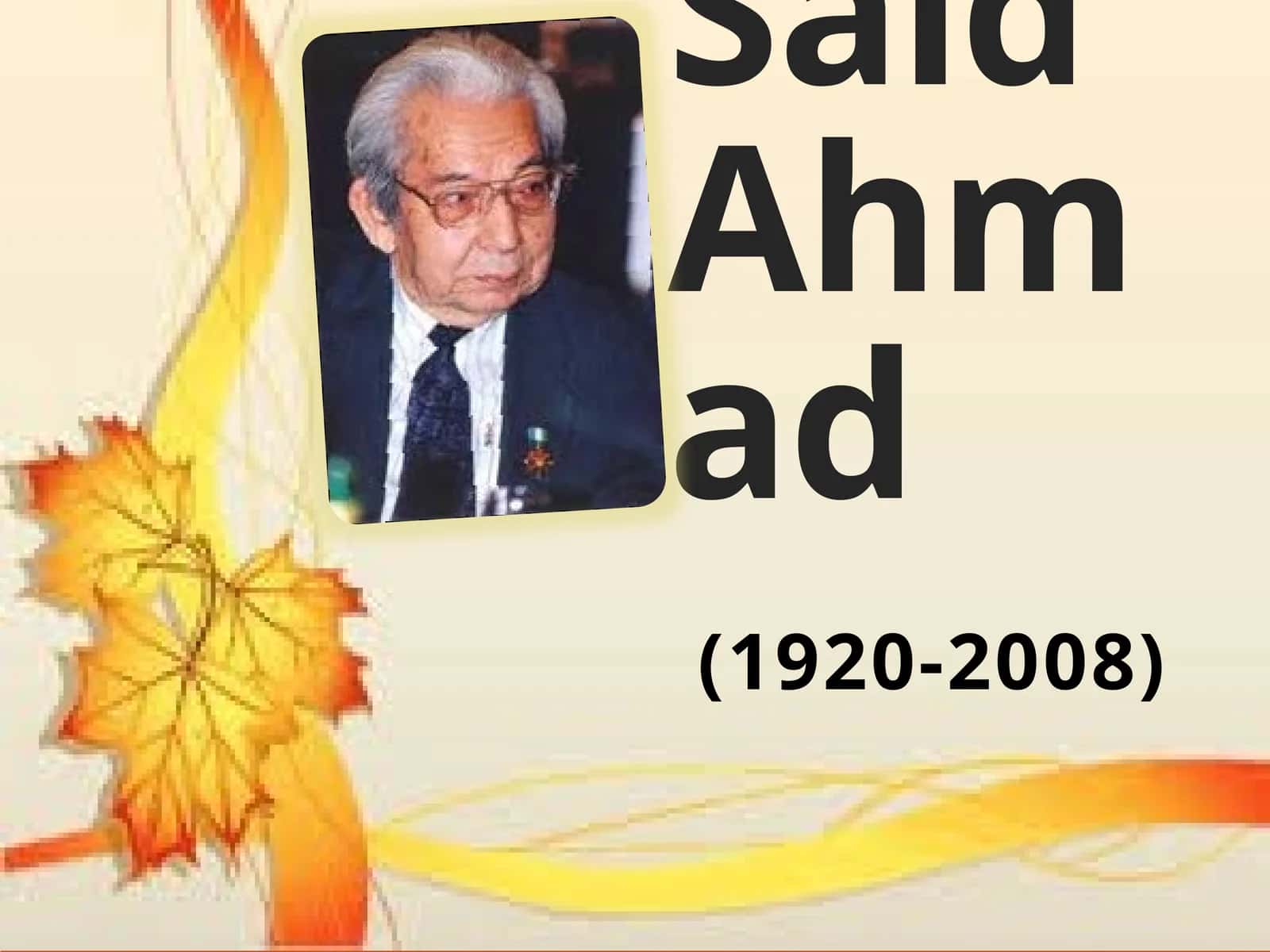 Said Ahmad 1