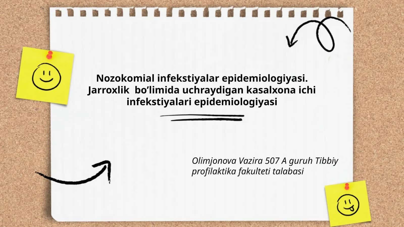Nozokomial infekstiyalar epidemiologiyasi 1