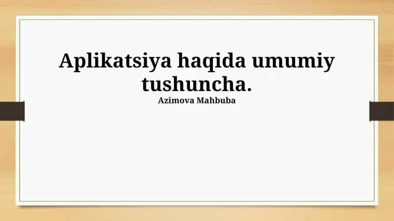 Aplikatsiya 1