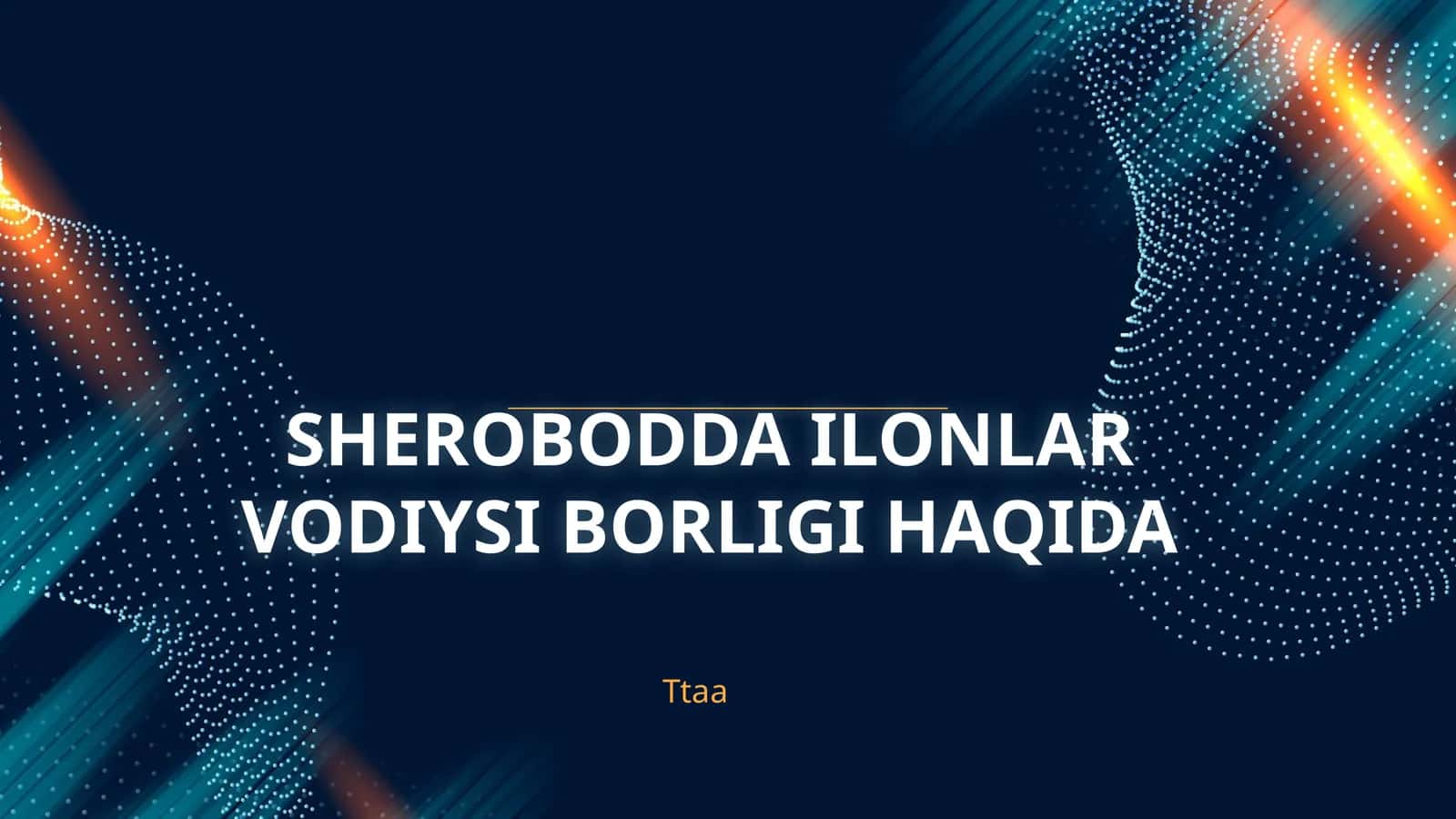 Sherobodda Ilonlar Vodiysi Borligi Haqida 1