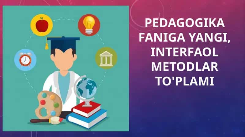 Pedagogika faniga yangi, interfaol metodlar to'plami 1