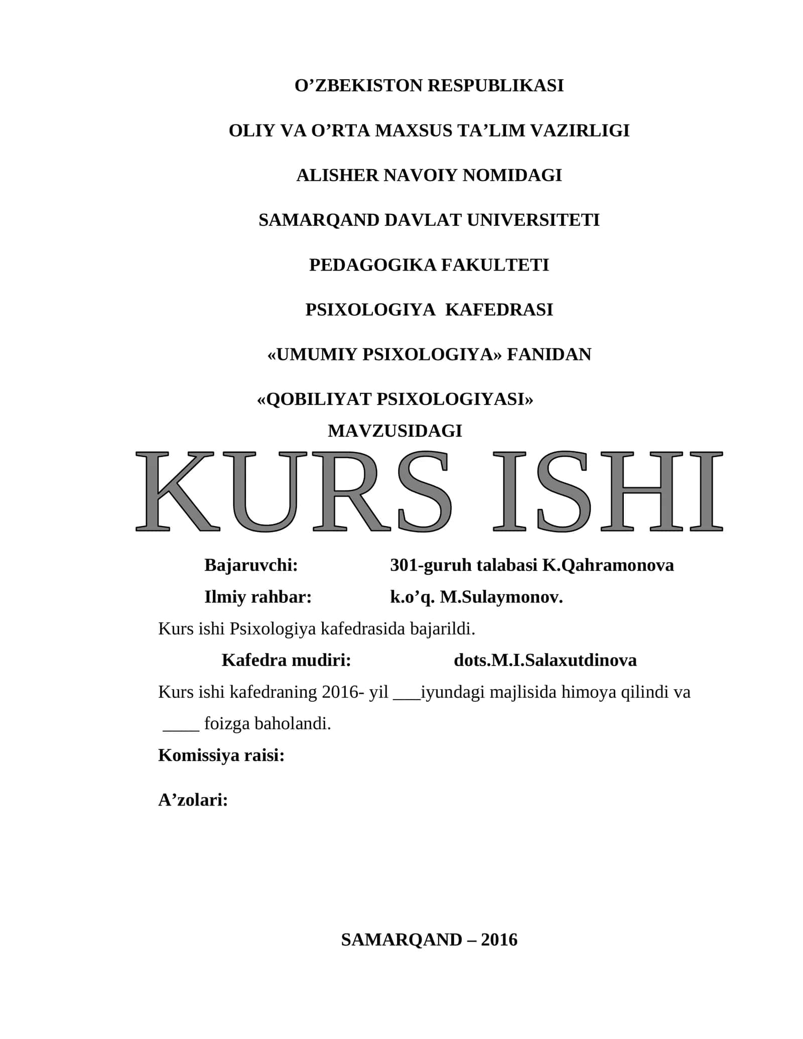 QOBILIYAT PSIXOLOGIYASI 1