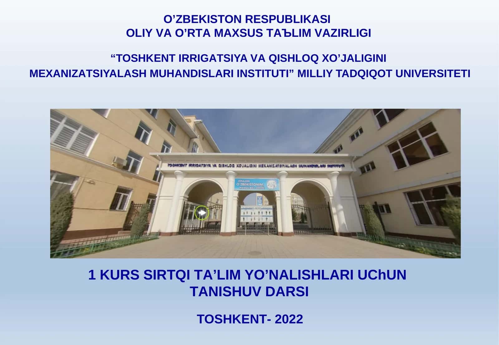 UNIVERSITET TARIXI 1