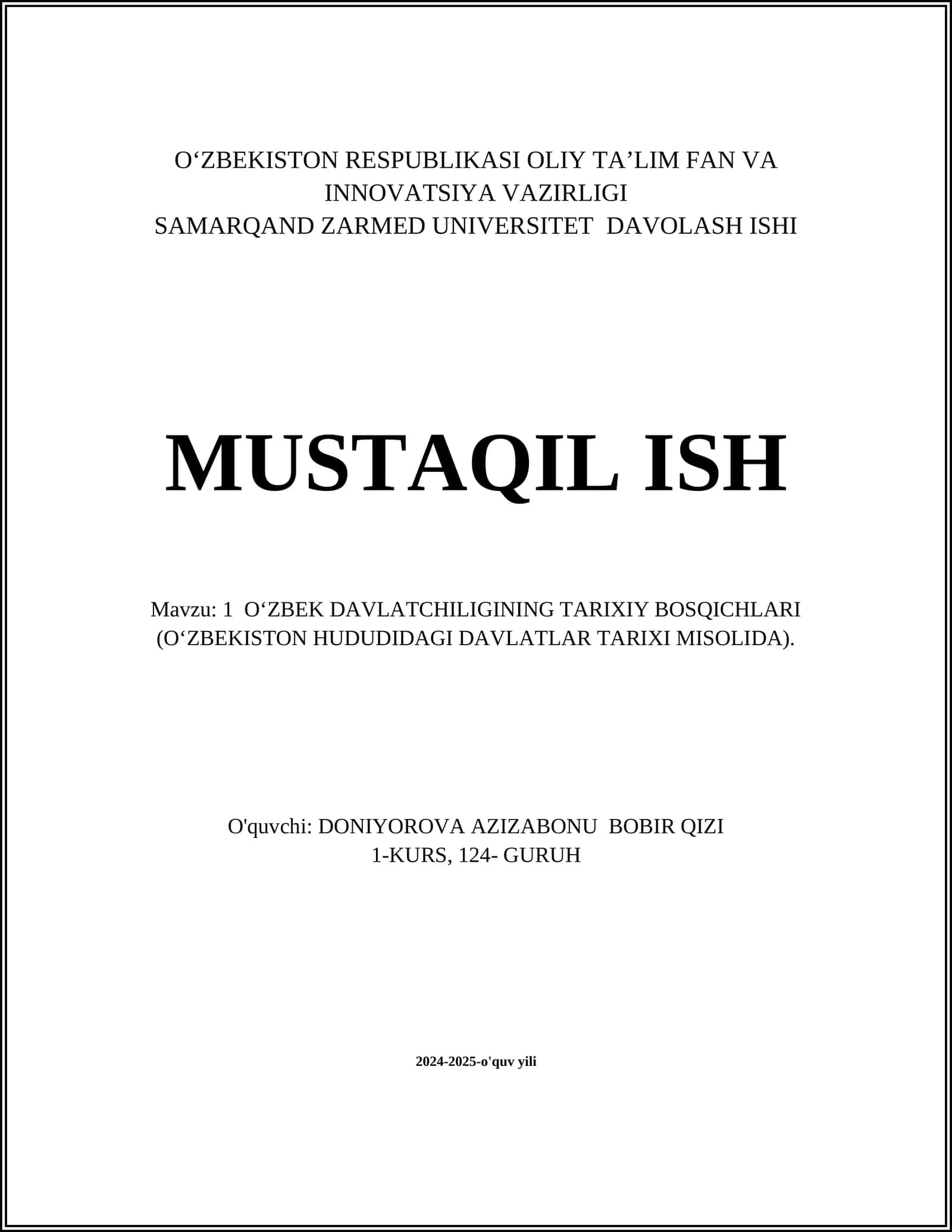 Qadimgi Xorazm davlatchiligi 1