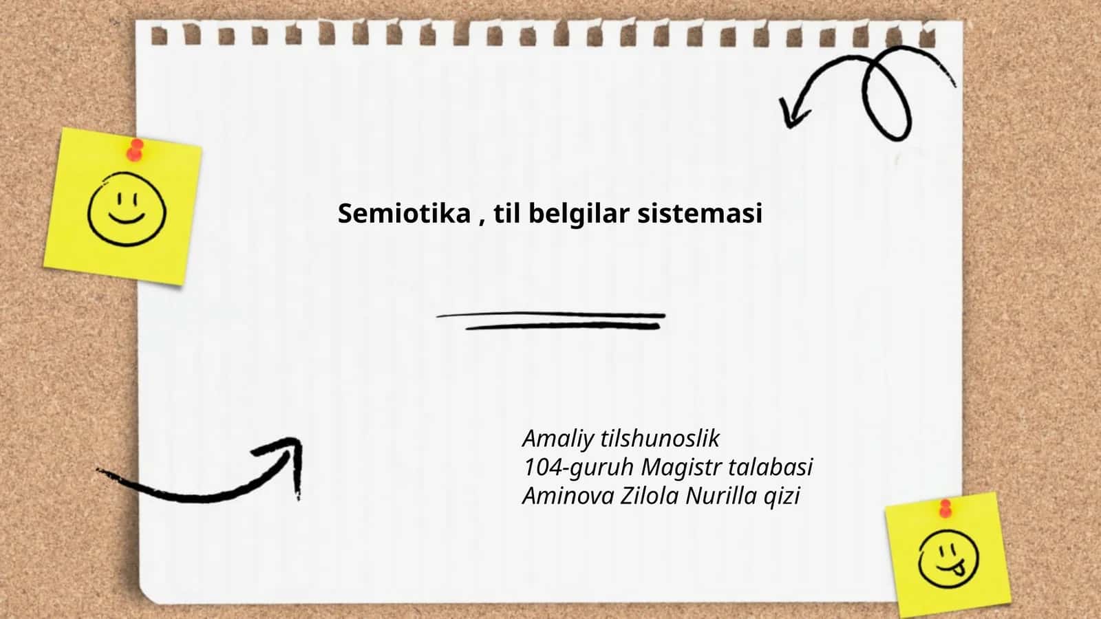 Semiotika, til belgilar sistemasi 1
