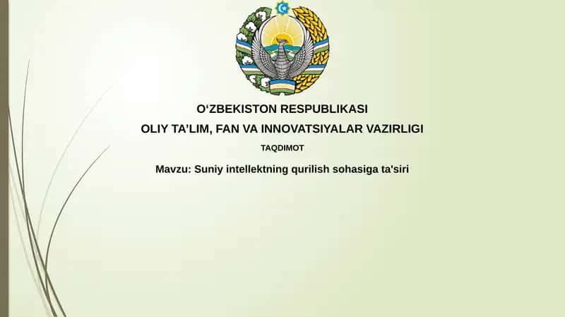 Sun'iy intellektning qurilish sohasiga ta'siri 1