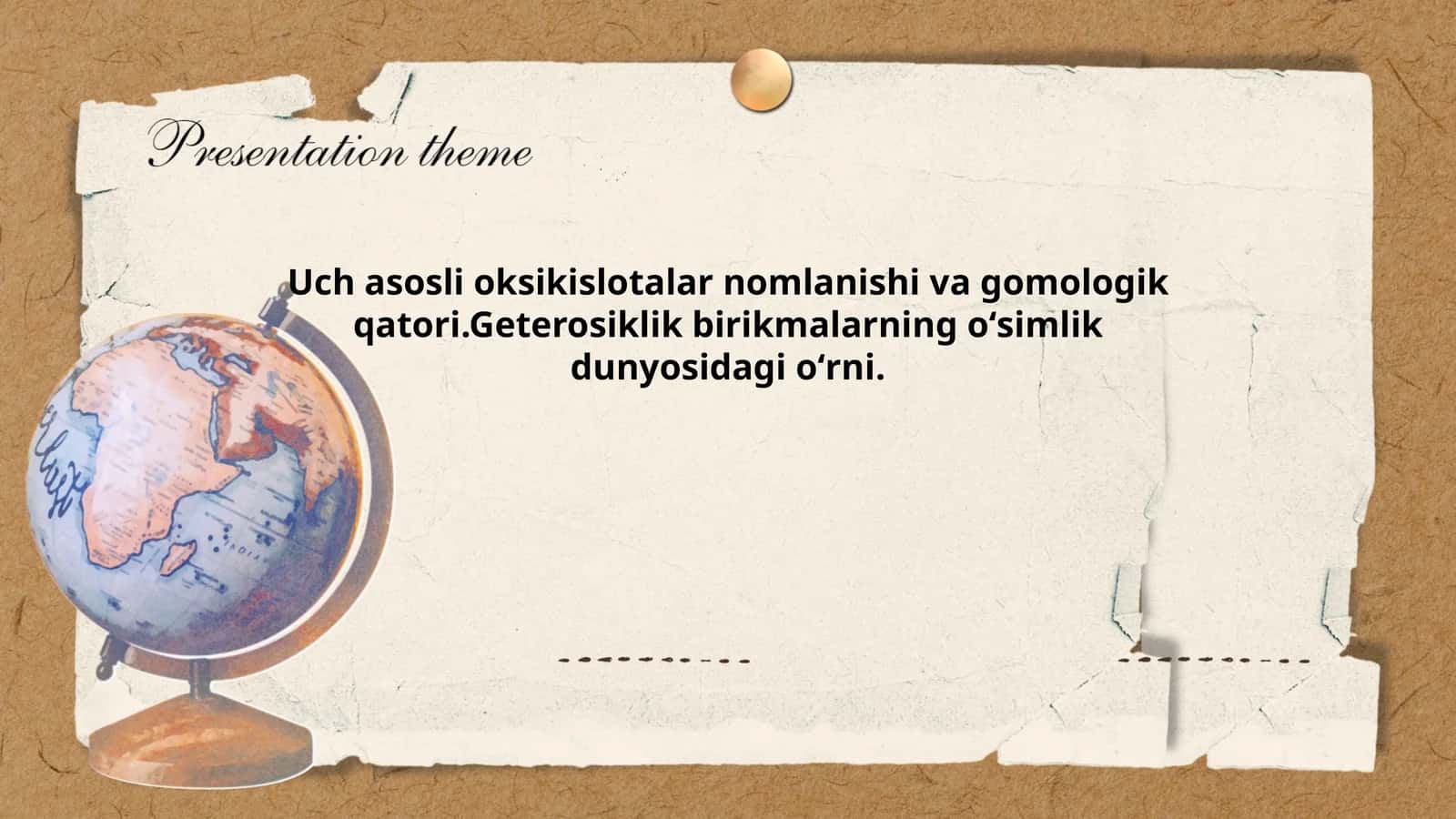 Uch asosli oksikislotalar nomlanishi va gomologik qatori 1