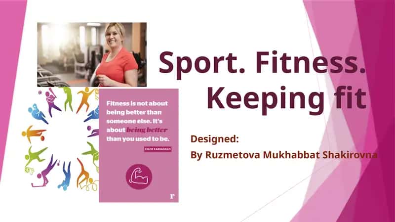 Sport. Fitness. Keeping fit 1
