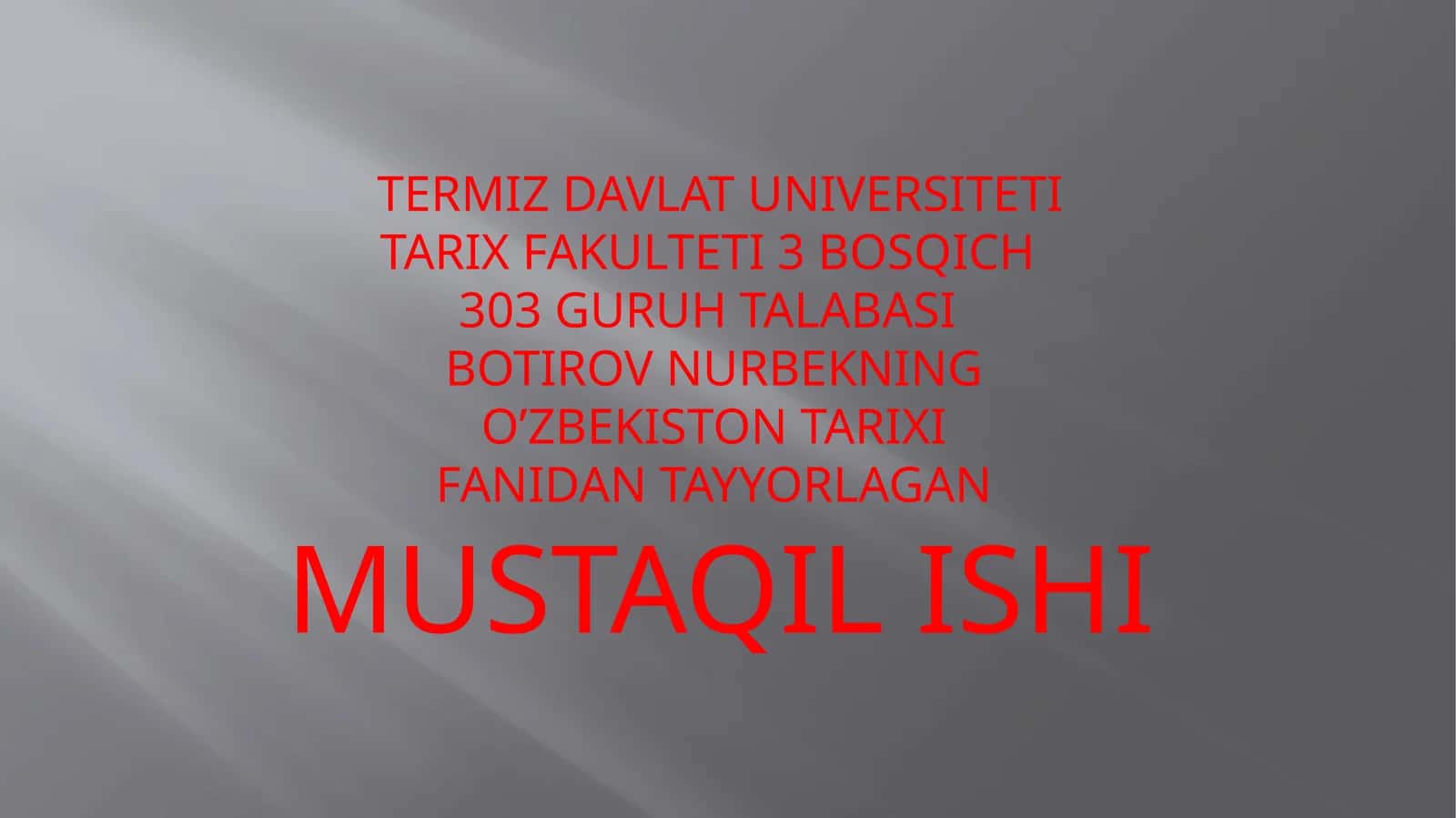 SHO'ROI ISLOMNING TUZILISHI VA UNING FAOLIYATI 1