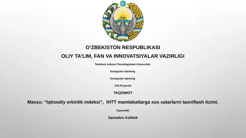 Iqtisodiy erkinlik indeksi 1
