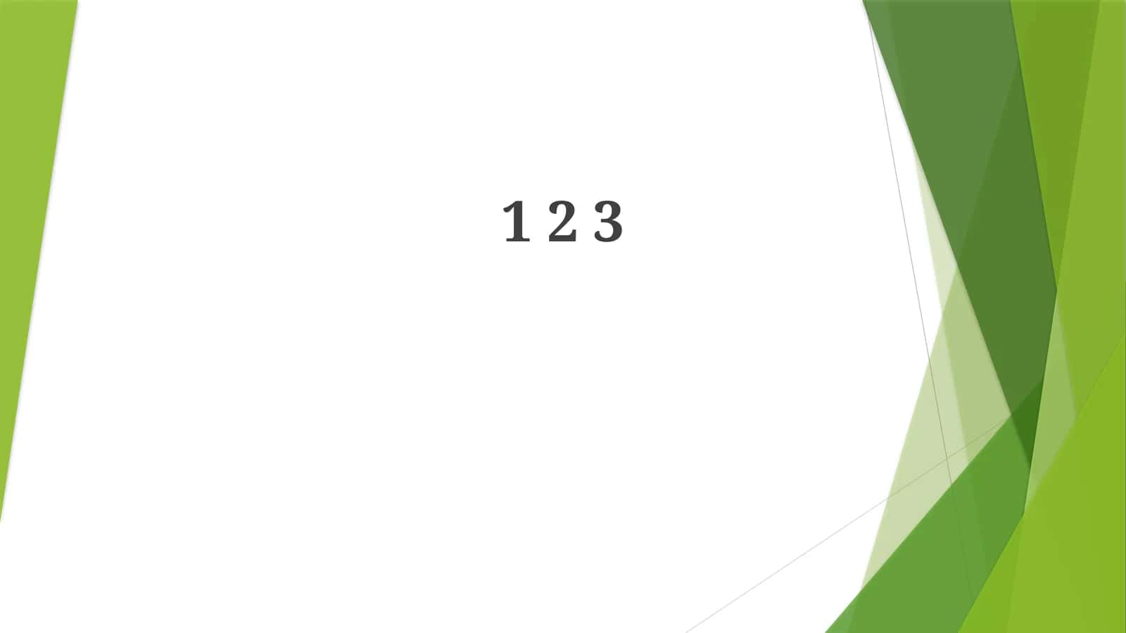 1, 2, 3 1
