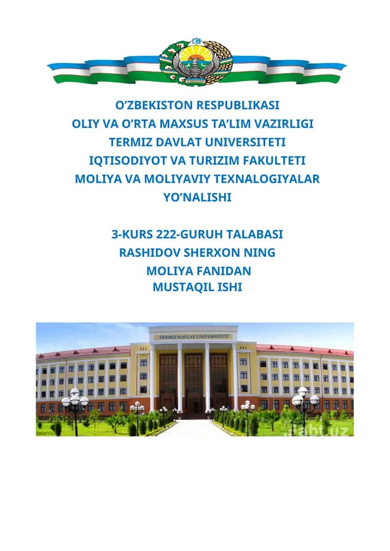 Investitsiya Risklari Aktivlar risklari 1