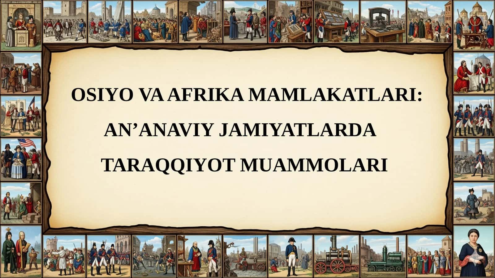 An’anaviy jamiyatlar 1
