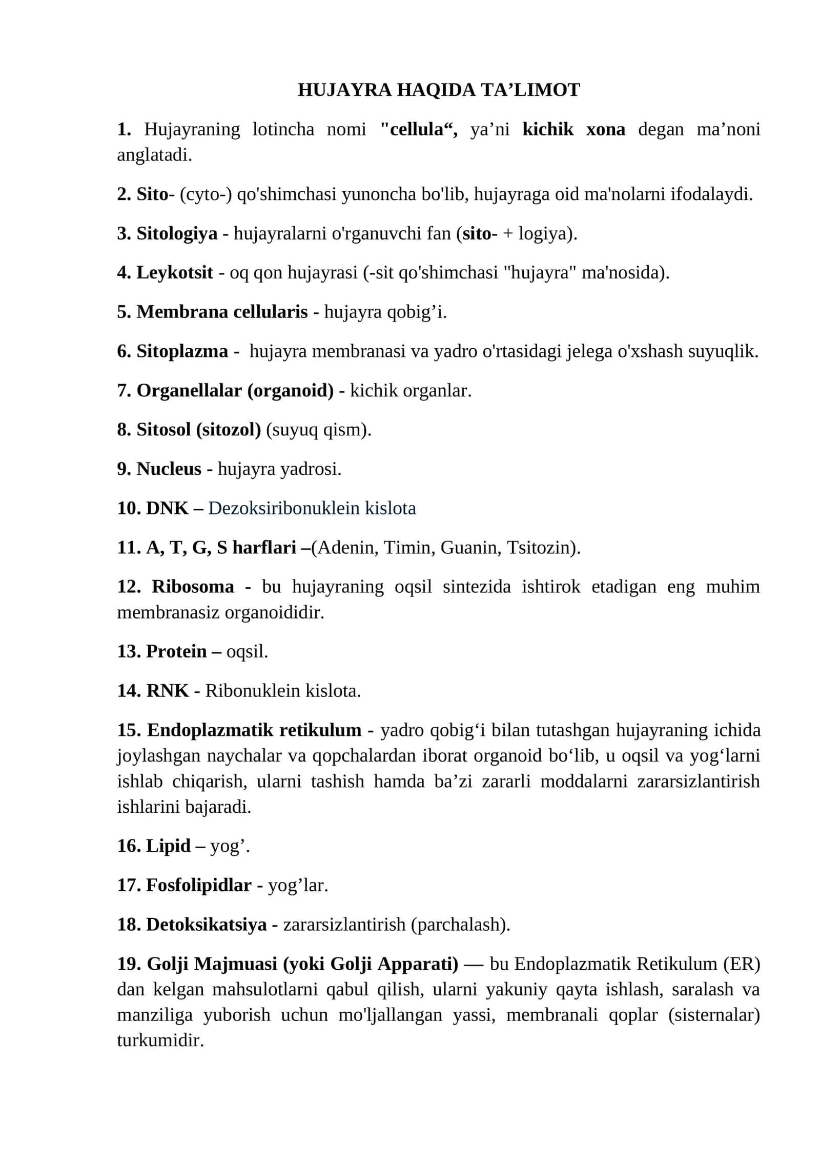 HUJAYRA HAQIDA TA’LIMOT 1