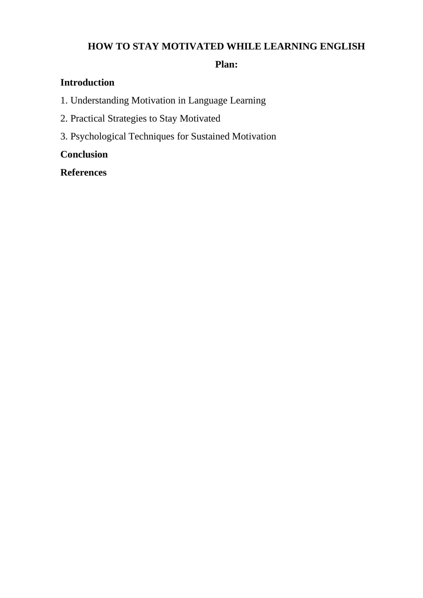 HOW TO STAY MOTIVATED WHILE LEARNING ENGLISH 1