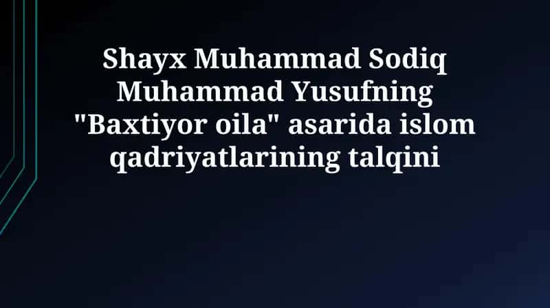 Baxtiyor oila 1