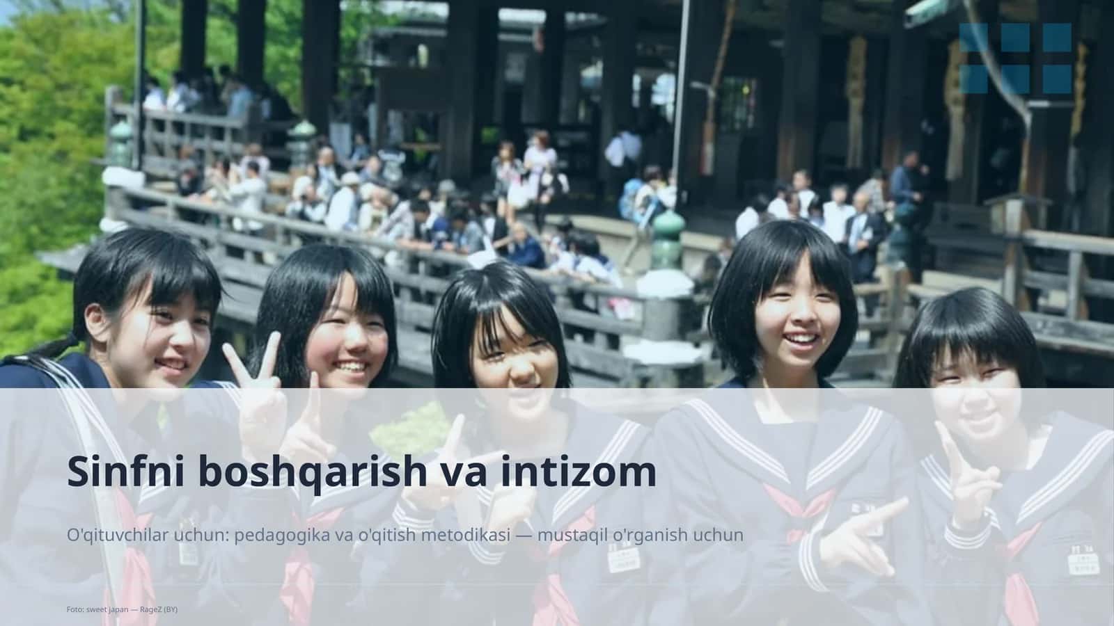 Sinfni boshqarish va intizom 1