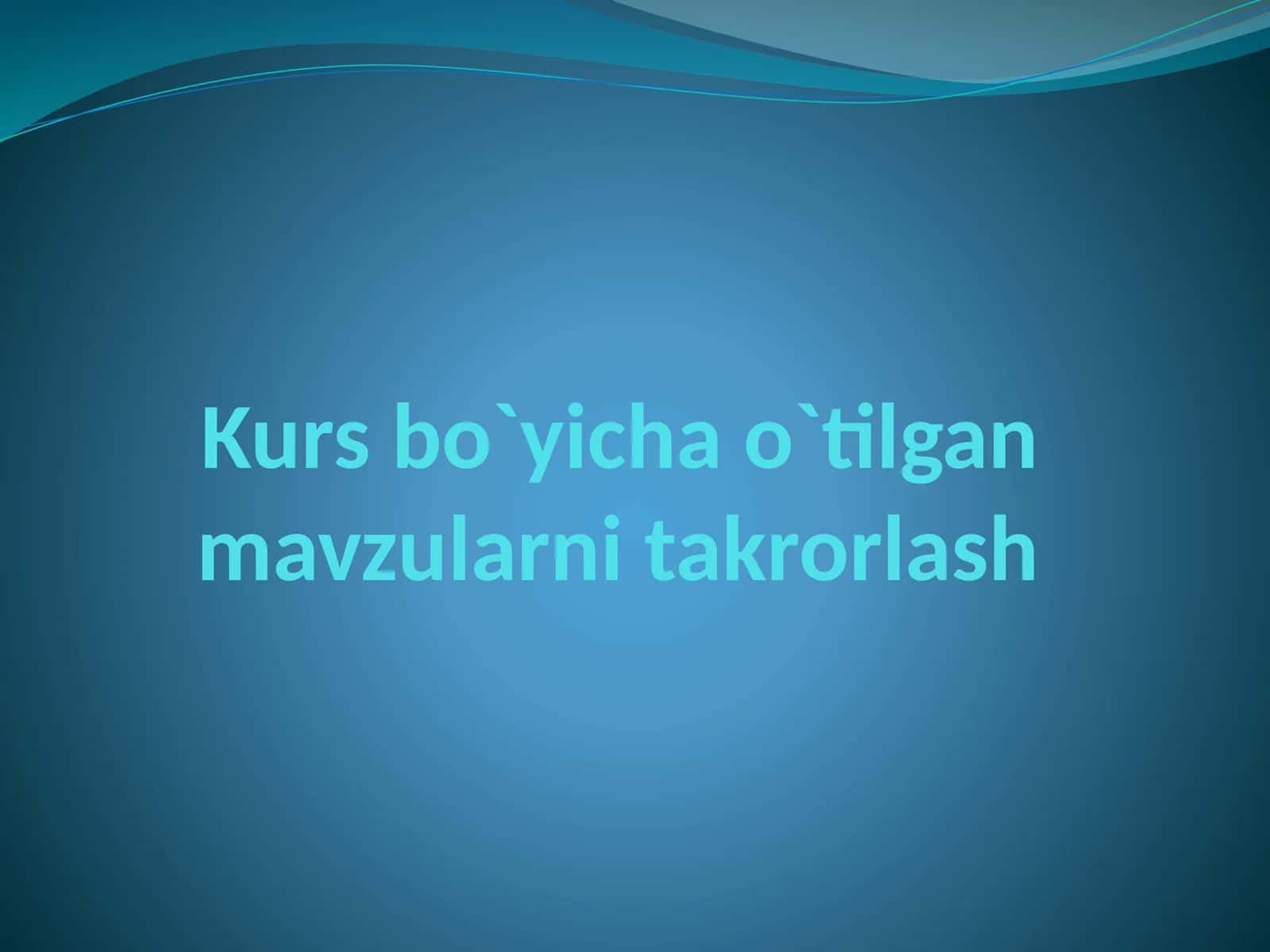 Muzokaralar 1