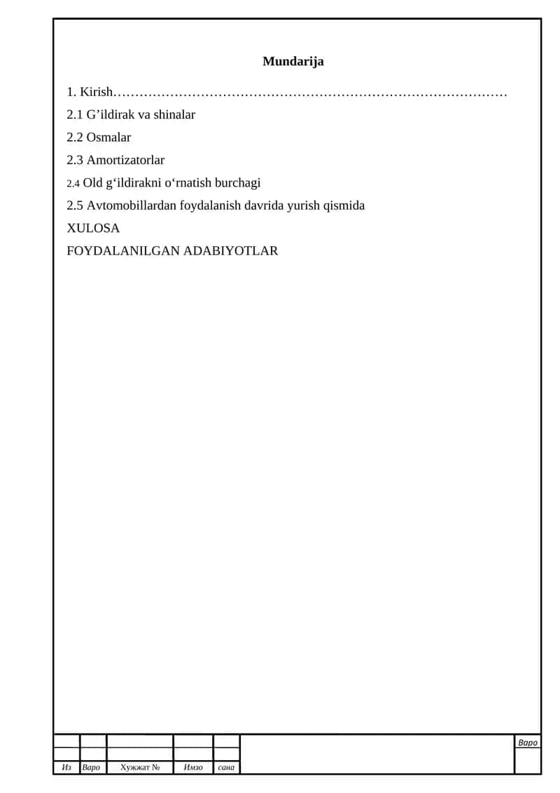 "UzDAEWOO" avtomobillari 1