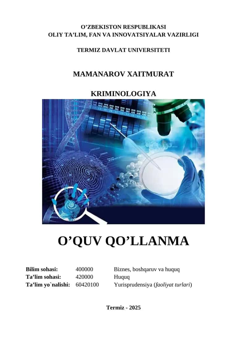 KRIMINOLOGIYA 1