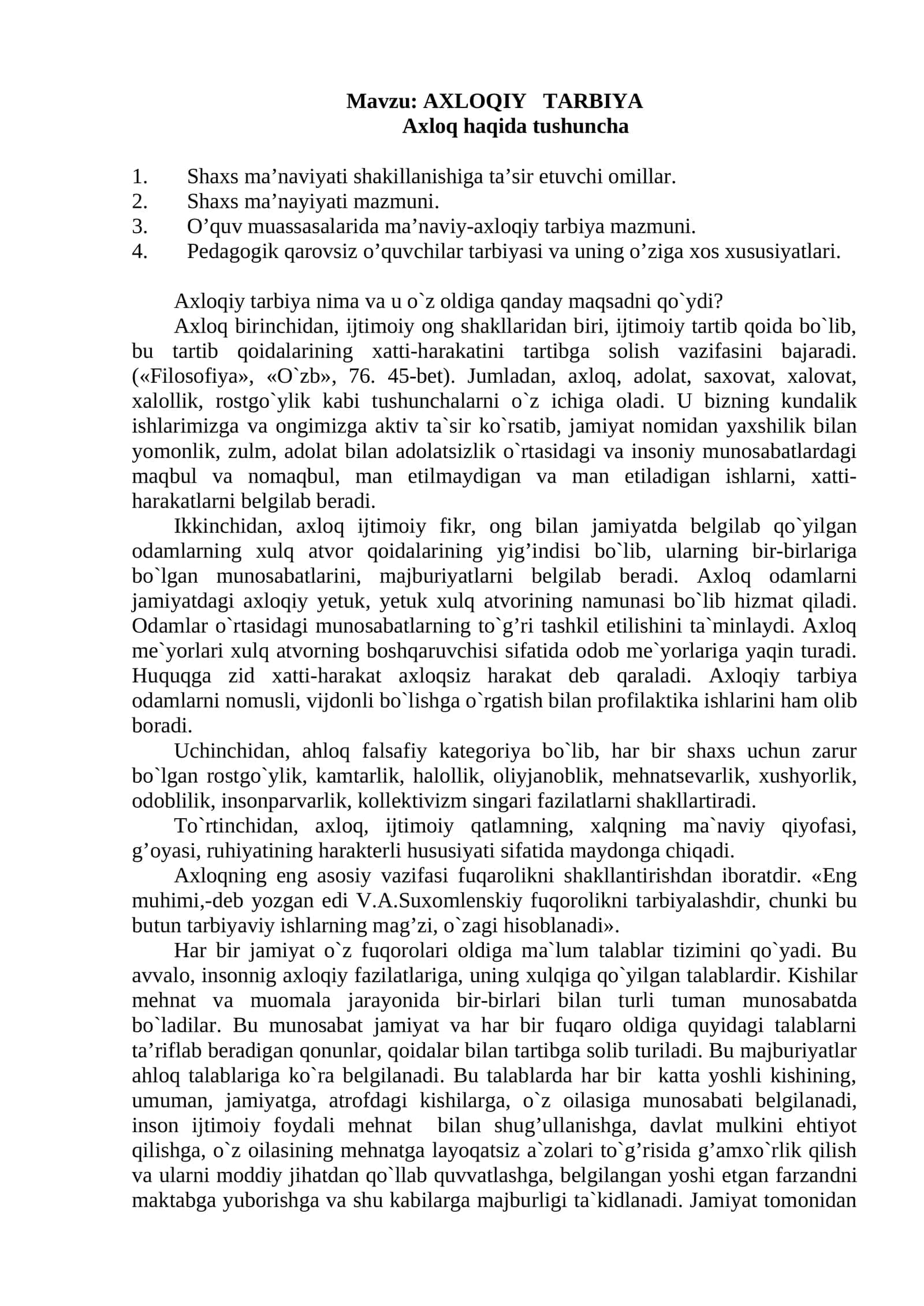 AXLOQIY TARBIYA 1