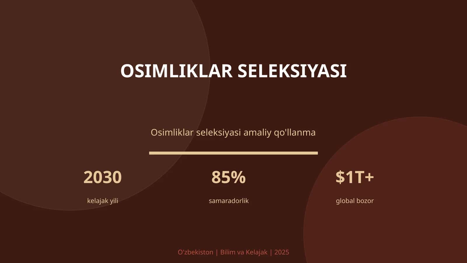 Osimliklar seleksiyasi 1
