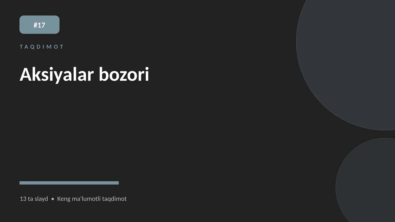 Aksiyalar bozori 1