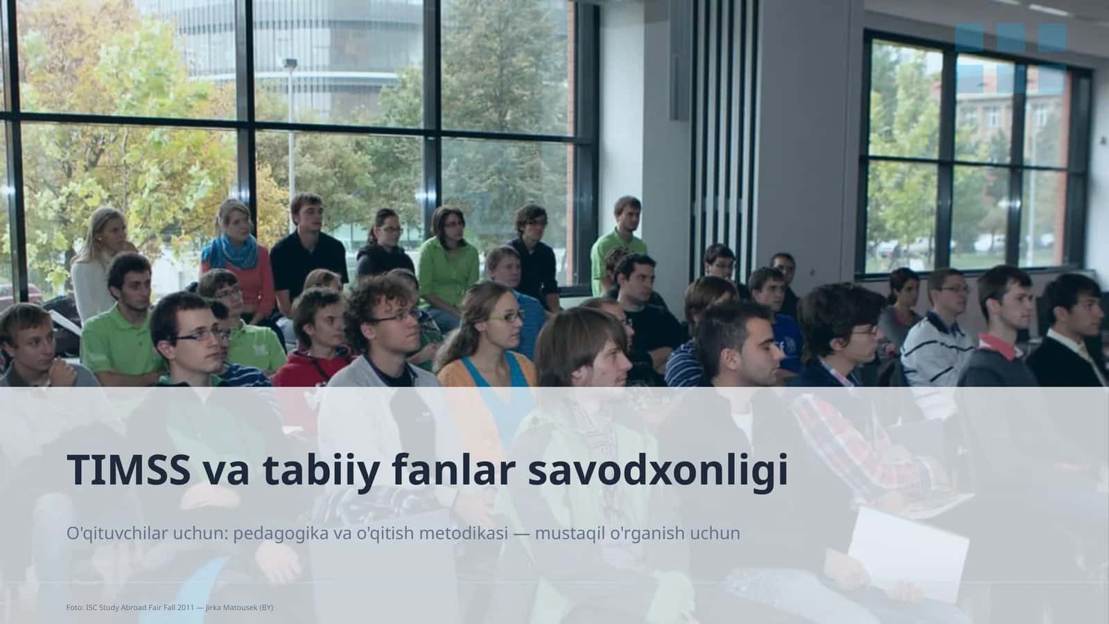TIMSS va tabiiy fanlar savodxonligi 1