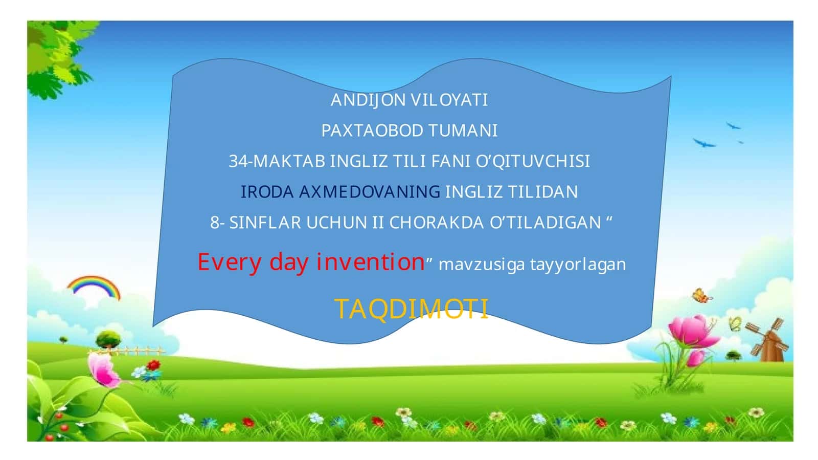 Every day invention 1