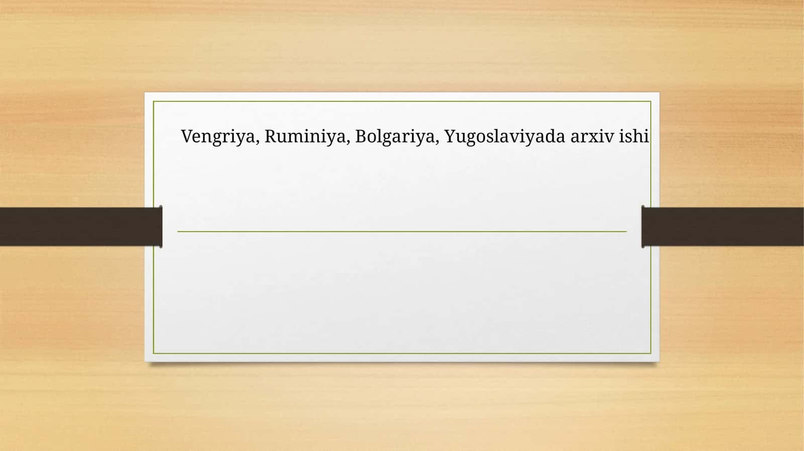 Vengriyadagi arxiv 1