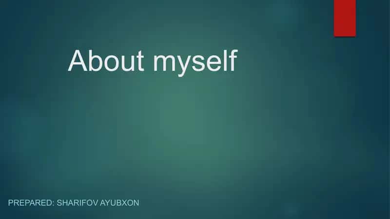 Ayubxon Sharifov 1
