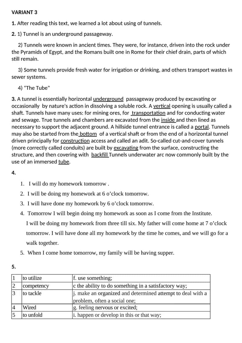 Mavzu 3: Tunnellar haqida 1