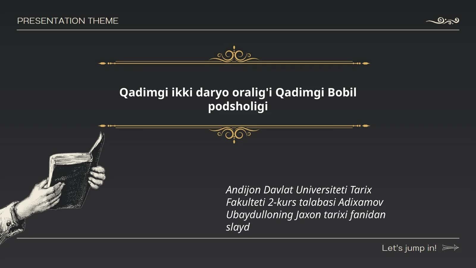 Qadimgi Bobil Podsholigi 1