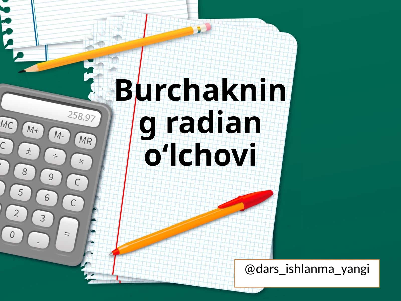 Burchakning radiano‘lchovi 1