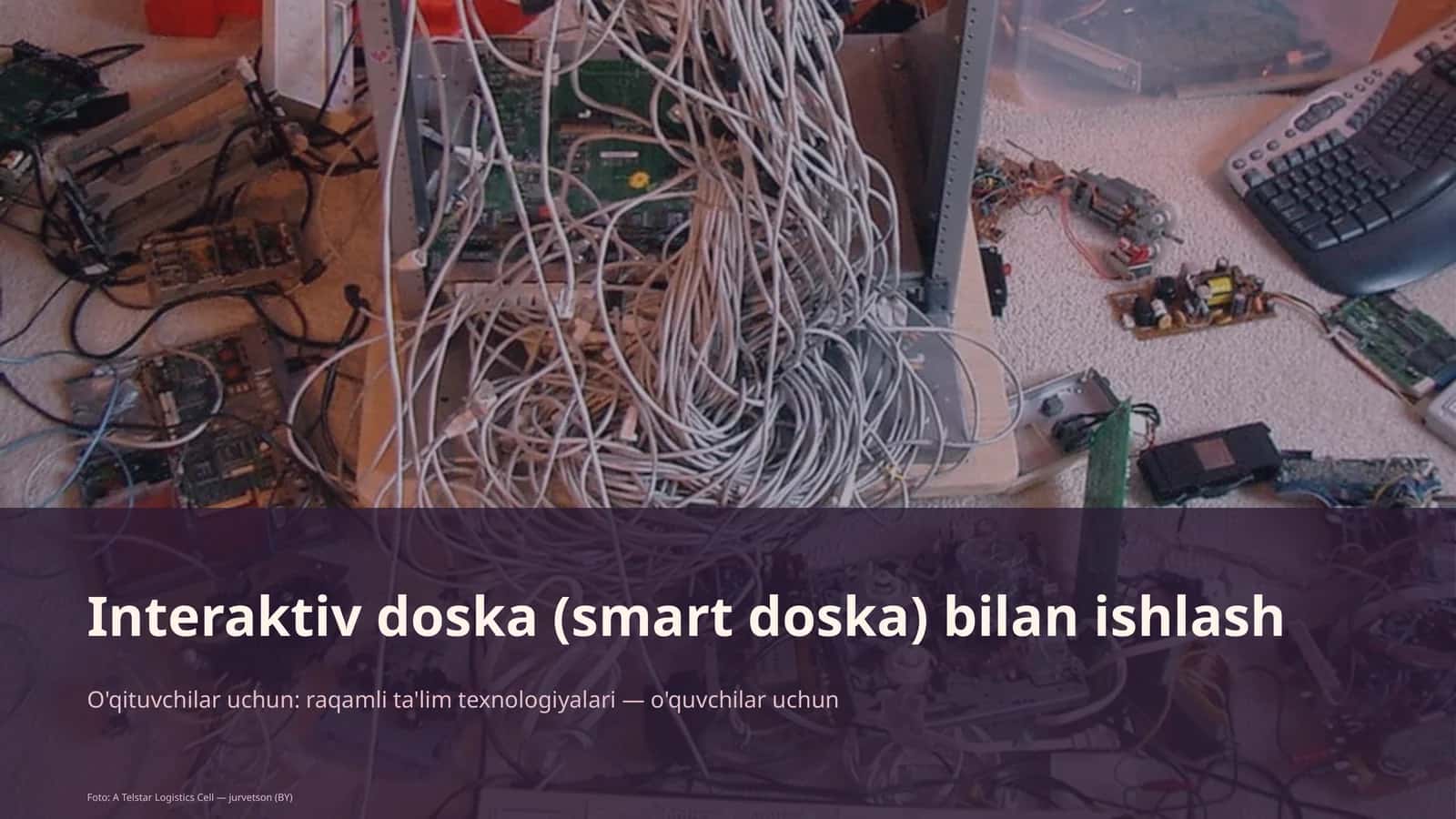 Interaktiv doska (smart doska) bilan ishlash 1