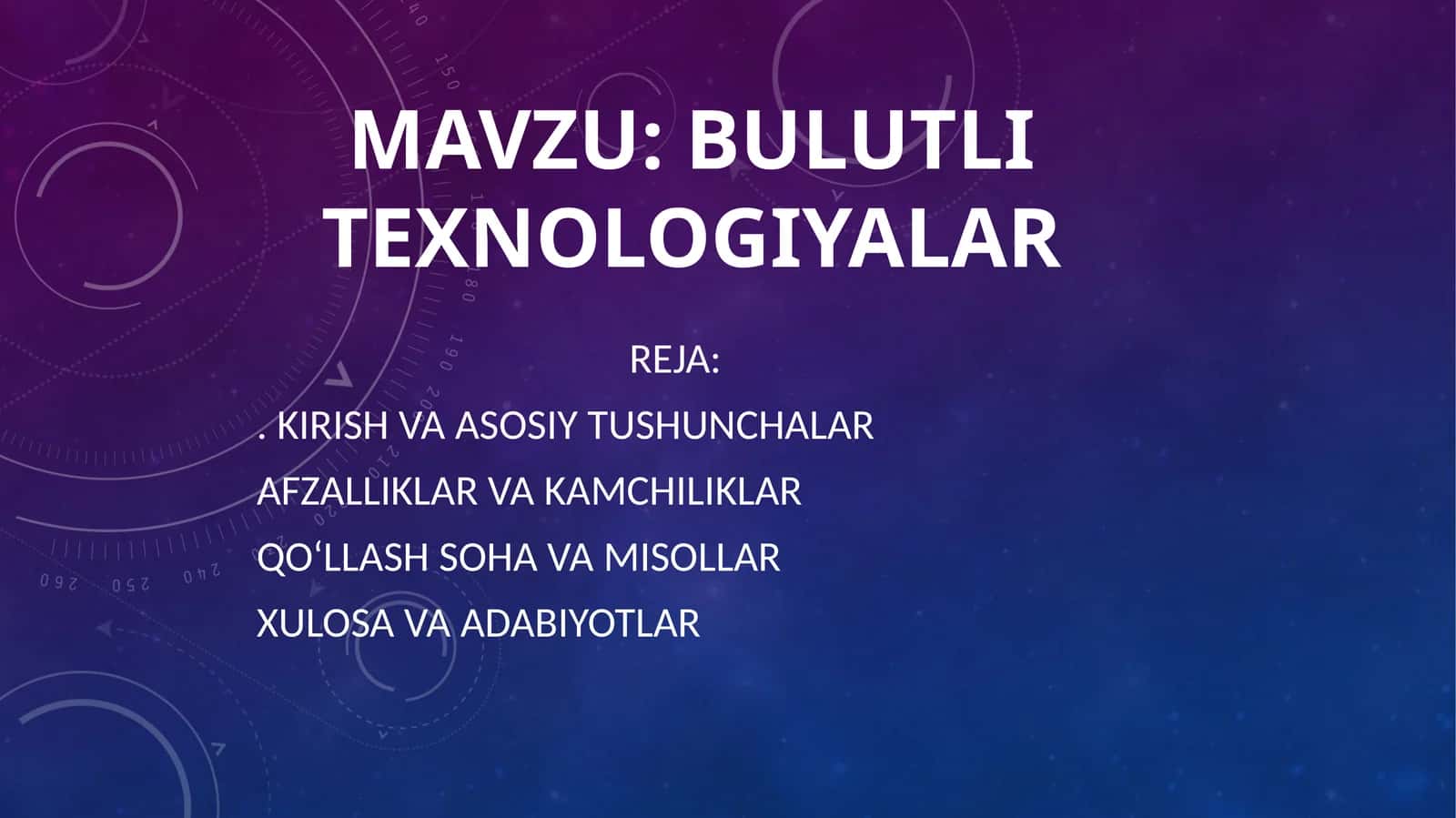 Bulutli Texnologiyalar 1