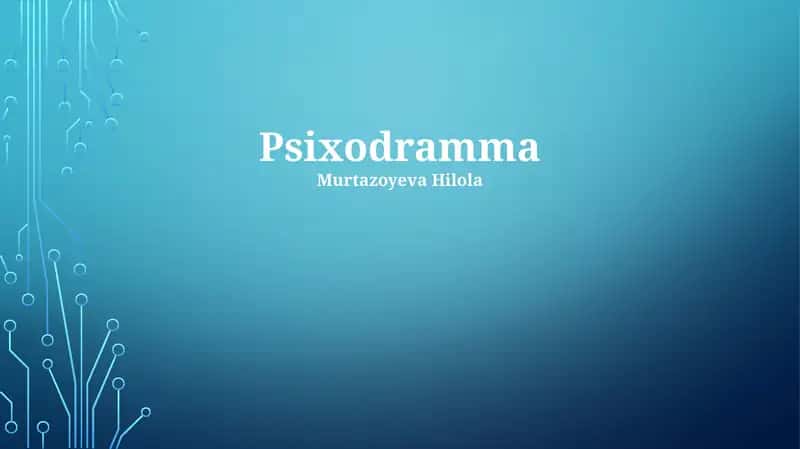 Psixodramma 1
