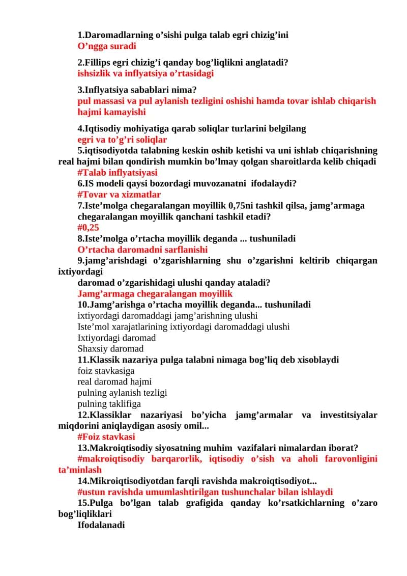 Daromadlarning o’sishi pulga talab egri chizig’ini 1