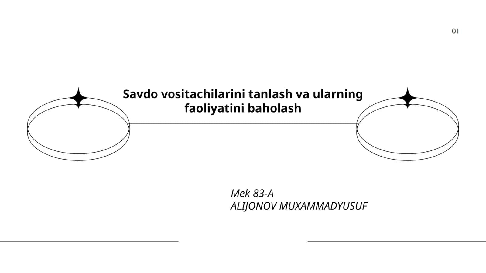 Savdo vositachilarini tanlash va ularning faoliyatini baholash 1